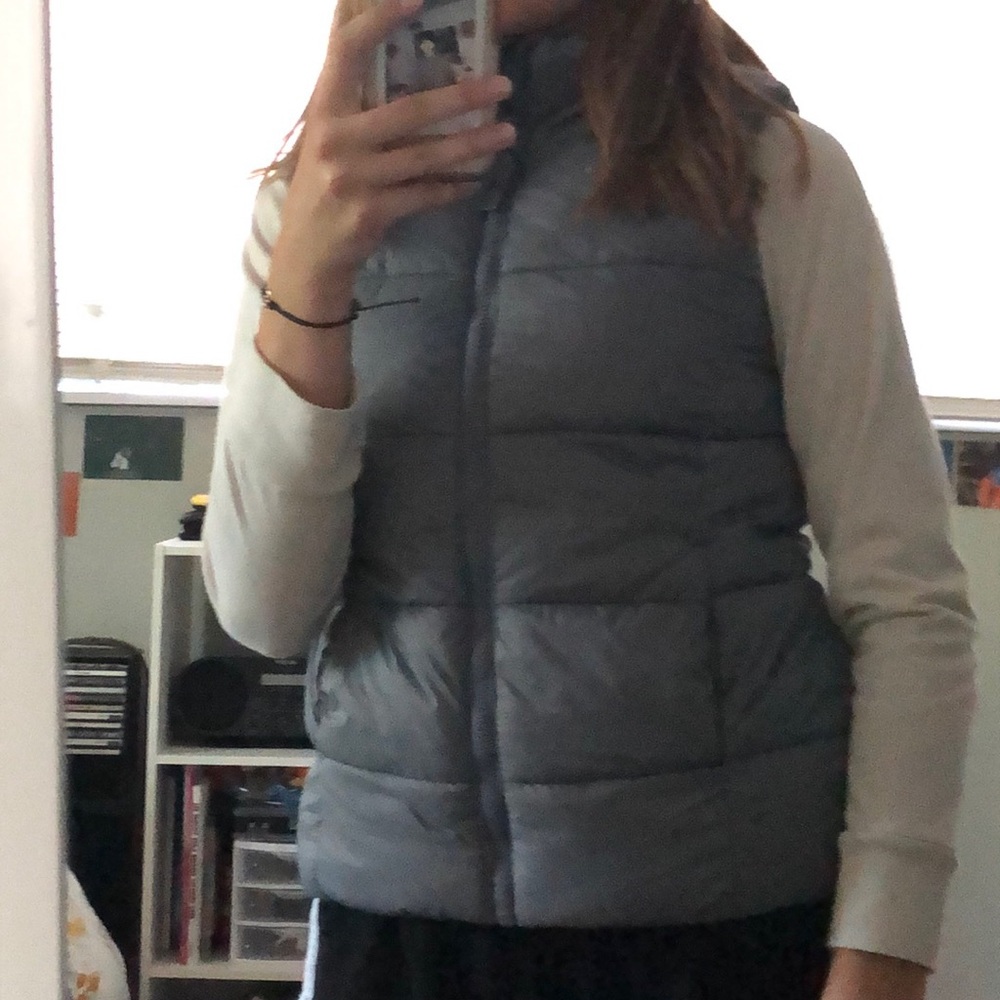 snow coat vest